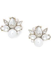 Olive + Piper - Bordeaux Studs - Lyst