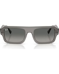 Ray-Ban - 56Mm Rectangular Sunglasses - Lyst