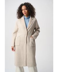 Joseph Ribkoff - Wool Blend Plaid Reversible Boxy Coat - Lyst