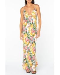Roxy - Lost Paradise Floral Maxi Dress - Lyst