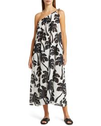 FARM Rio - Coconut One-shoulder Cover-up Dress - Lyst