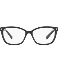 Prada - 57mm Rectangular Optical Glasses - Lyst