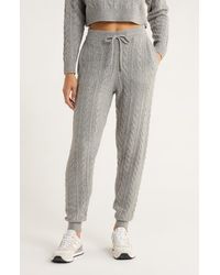Mpg - Cable Knit Joggers - Lyst