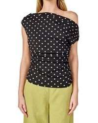 Endless Rose - Polka Dot One-Shoulder Top - Lyst