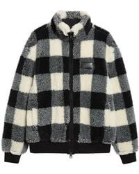 Givenchy - Buffalo Check Fleece Zip Jacket - Lyst