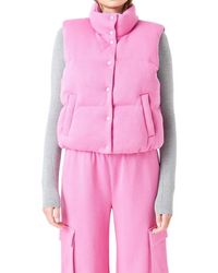Grey Lab - Knit Puffer Vest - Lyst