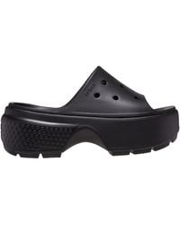 Crocs™ - Stomp Water Resistant Platform Slide Sandal - Lyst