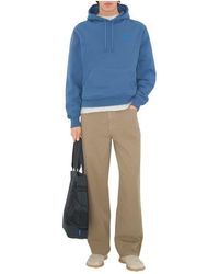 Burberry - Ekd Badge Cotton Hoodie - Lyst