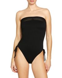 Robin Piccone - Isabelle One-Piece Bandeau Swimsuit - Lyst