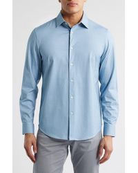 Bugatchi - Jimmy Ooohcotton Solid Button-Up Shirt - Lyst