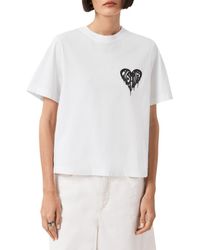 AllSaints - Trip Lisa Boxy Cotton Graphic T-Shirt - Lyst