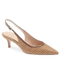 Gianvito Rossi - Pointed Toe Slingback Pump - Lyst