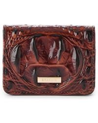 Brahmin - Clementine Embossed Leather Card Case - Lyst