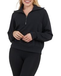Spanx - Airessentials Half Zip Sweatshirt - Lyst