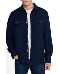 Con.struct - Slim Fit Solid Shirt Jacket - Lyst