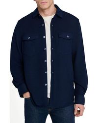 Con.struct - Slim Fit Solid Shirt Jacket - Lyst