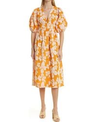 Ted Baker - Cinthy Floral Jacquard A-Line Dress - Lyst