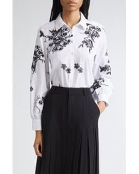 Cinq À Sept - Esha Wildflower Whimsy Button-Up Shirt - Lyst