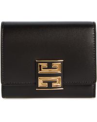 Givenchy - 4g Leather Trifold Wallet - Lyst
