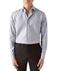 Eton - Contemporary Fit Twill Dress Shirt - Lyst
