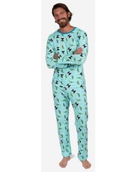 Leveret - Loose Fit Cotton Matching Family Pajamas, Fun & Character Themes - Lyst