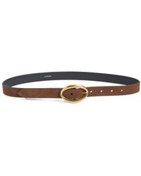Vince - Isla Suede Belt - Lyst