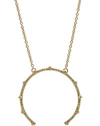 Armenta - Sueno Diamond Crescent Pendant Necklace - Lyst