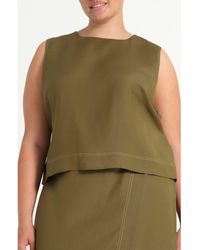 Estelle - Sonnet Tie Back Sleeveless Top - Lyst