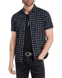 John Varvatos - Loren Short Sleeve Button-up Shirt - Lyst