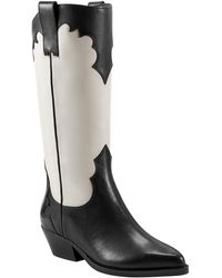 Marc Fisher - Hilaria Pointed Toe Western Boot - Lyst