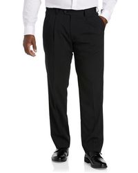 Oak Hill by DXL - Big & Tall Perfect Fit Waist-Relaxer Pleated Suit Pants - Lyst