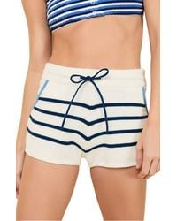 Solid & Striped - The Louisa Tie Waist Sweater Shorts - Lyst