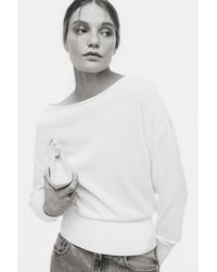 H&M - Fine-Knit One-Shoulder Top - Lyst