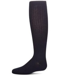 Memoi - Ribbed Knee High Sock - Lyst