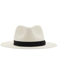 Mango - Natural Fiber Fedora - Lyst