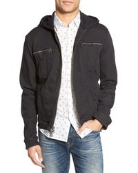 John Varvatos - Hooded Denim Jacket - Lyst