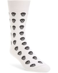 Alexander McQueen - Skull Logo Crew Socks - Lyst