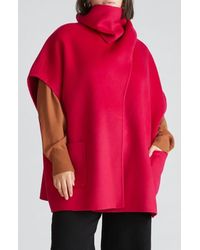 UNIVERSAL STANDARD - Tilda Wool Blend Double Face Cape - Lyst