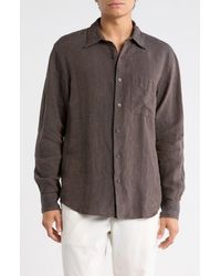 Madewell - Linen & Organic Cotton Button-Up Shirt - Lyst