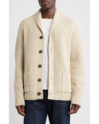 Schott Nyc - Donegal Tweed Wool Blend Cardigan - Lyst