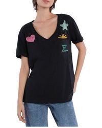 Billy T - Pocketful Of Sunshine Embroidered Cotton Graphic Pocket T-Shirt - Lyst