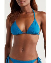 lemlem - Malia Triangle Bikini Top - Lyst