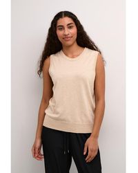 Kaffe - Kalizza Round Neck Sleeveless Pullover - Lyst