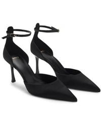 Mango - Ankle Strap D'Orsay Pointed Toe Pump - Lyst
