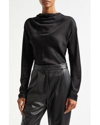 A.L.C. - Georgia Embellished Satin Top - Lyst