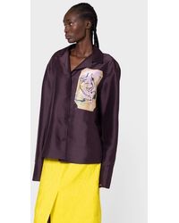 ROKSANDA - Delan Printed Silk Blouse - Lyst