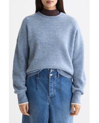 Scotch & Soda - Fuzzy Crewneck Sweater - Lyst