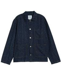 Percival - Parsons Thread Detail Denim Jacket - Lyst