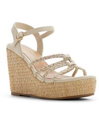 ALDO - Kaylya Ankle Strap Platform Wedge Sandal - Lyst