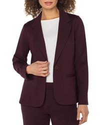 Liverpool Los Angeles - Liverpool Fitted Knit Blazer - Lyst